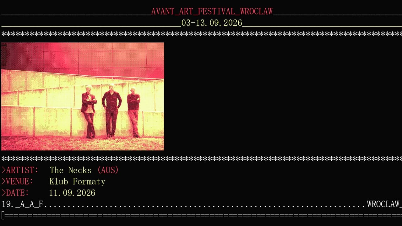 The Necks (AUS) @ Avant Art Festival 2026 Wrocław