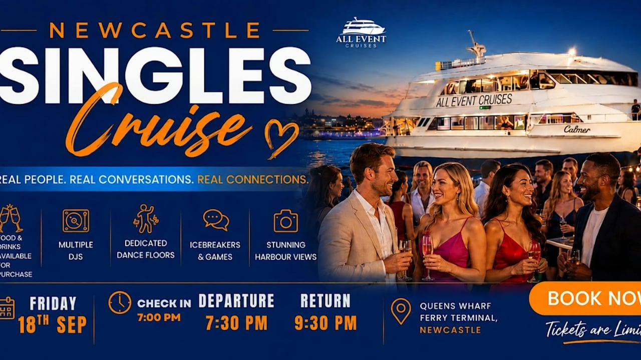Newcastle Singles Cruise on the Harbour