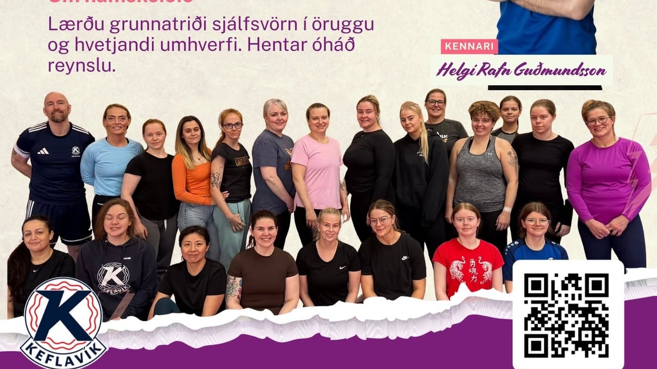 Sjálfsvarnarnámskeið fyrir konur