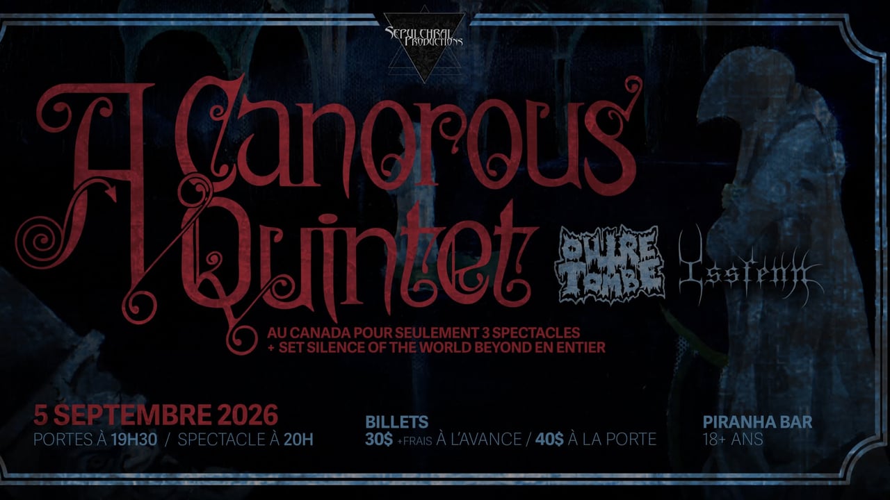 A Canorous Quintet - Silence of the World Beyond set (+ Outre-Tombe & Issfenn)