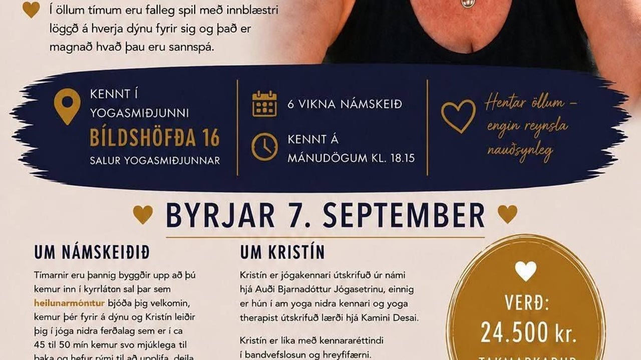 Kyrrðarjóga, frá streitu til kyrrða