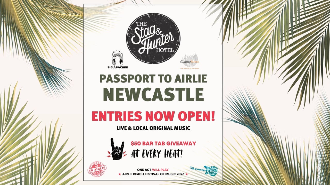 🎸 PASSPORT TO AIRLIE 2026 - NEWCASTLE 🎸