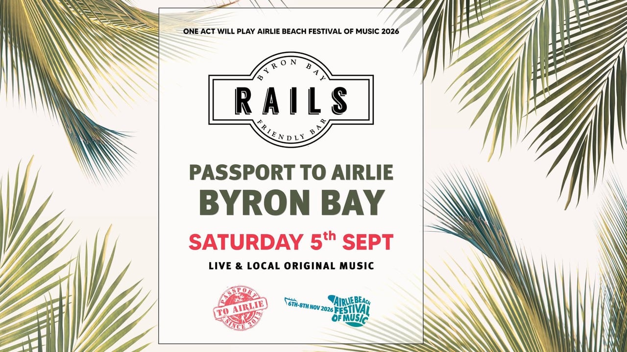 🎸 PASSPORT TO AIRLIE 2026 - BYRON BAY 🎸