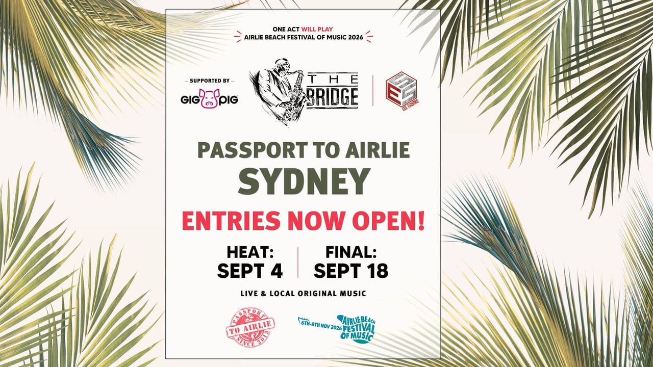 🎸 PASSPORT TO AIRLIE 2026 - SYDNEY 🎸