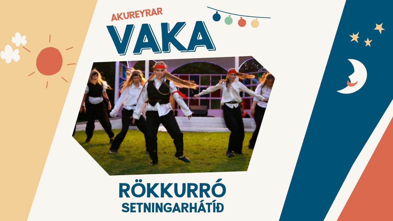 Rökkurró í Lystigarðinum á Akureyrarvöku 2026