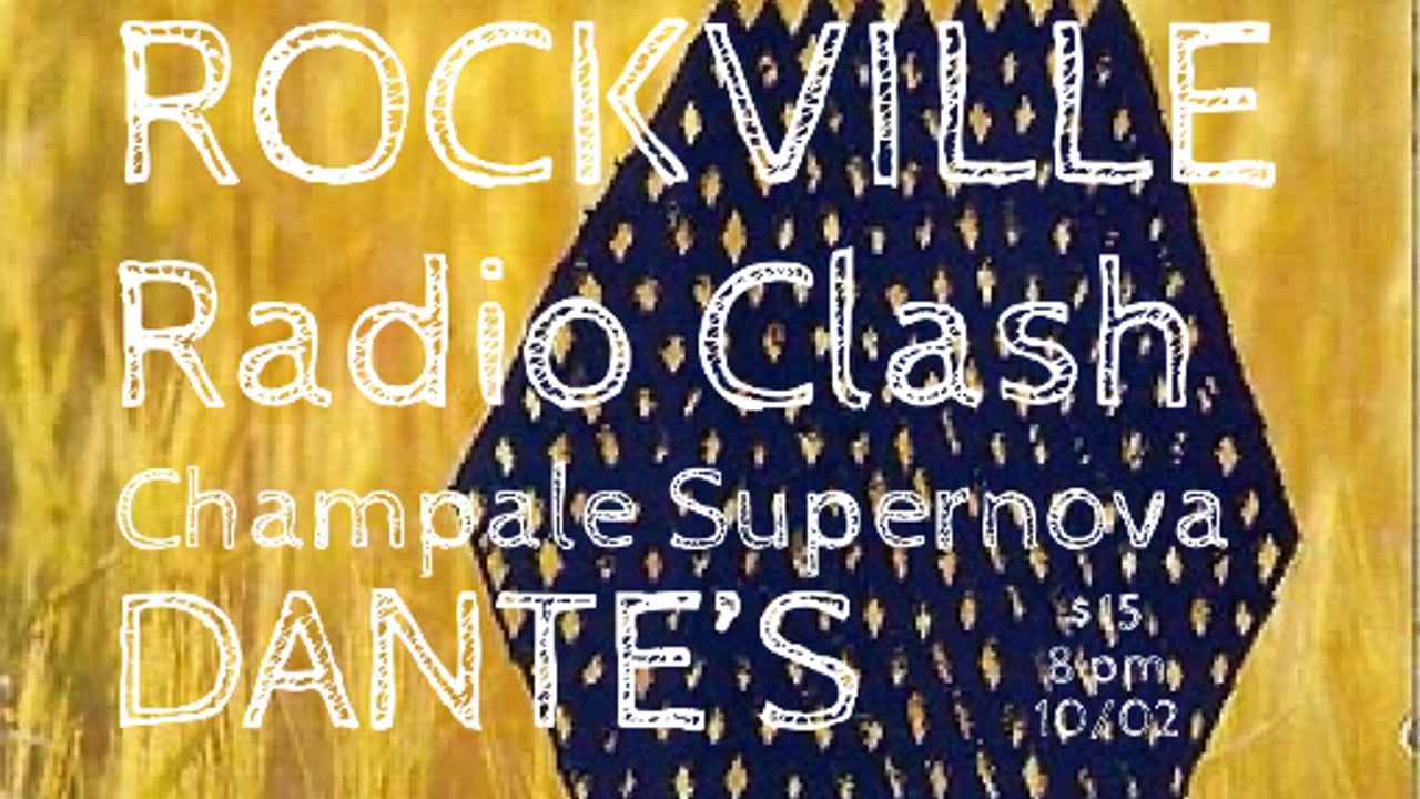 ROCKVILLE (R.E.M. TRIBUTE) with Radio Clash (Clash Tribute), & Champale Supernova (Britpop Tribute)