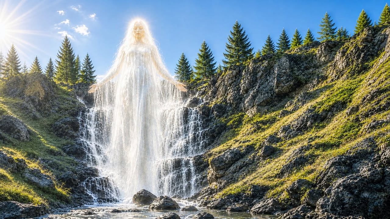 Transheilunarstund við Brunnárfoss - með Gaiu, jarðar- & ljósverum