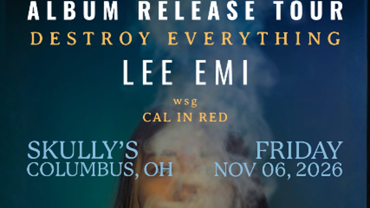 Lee Emi of The Crane Wives w/ Cal in Red