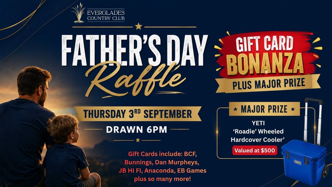 Fathers Day Raffle | Gift Card Bonanza | Everglades Country Club