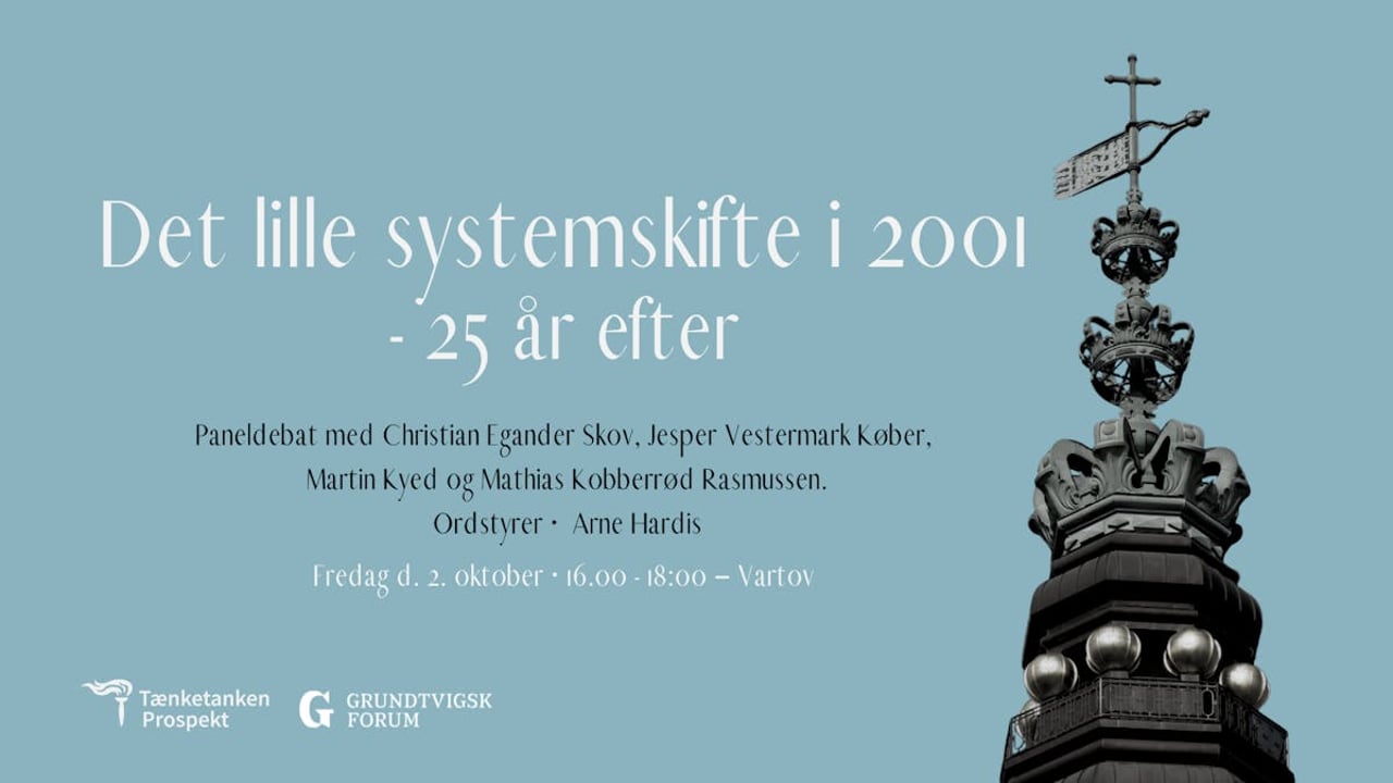 Det lille systemskifte i 2001 – 25 år efter. 