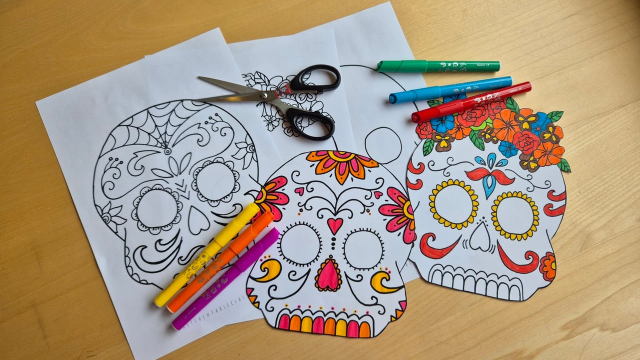 Let’s Make Sugar Skull Masks