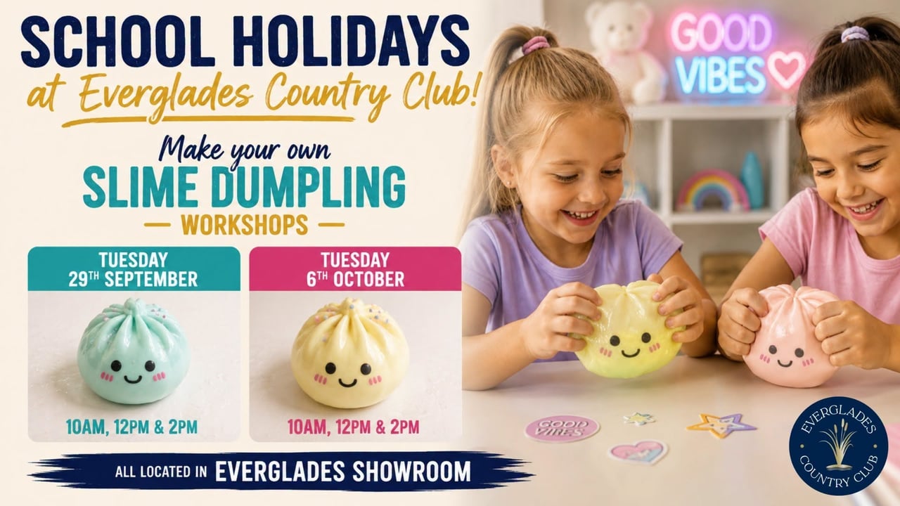 Make Your Own Squishy Slime Dumpling Workshop | Everglades Country Club