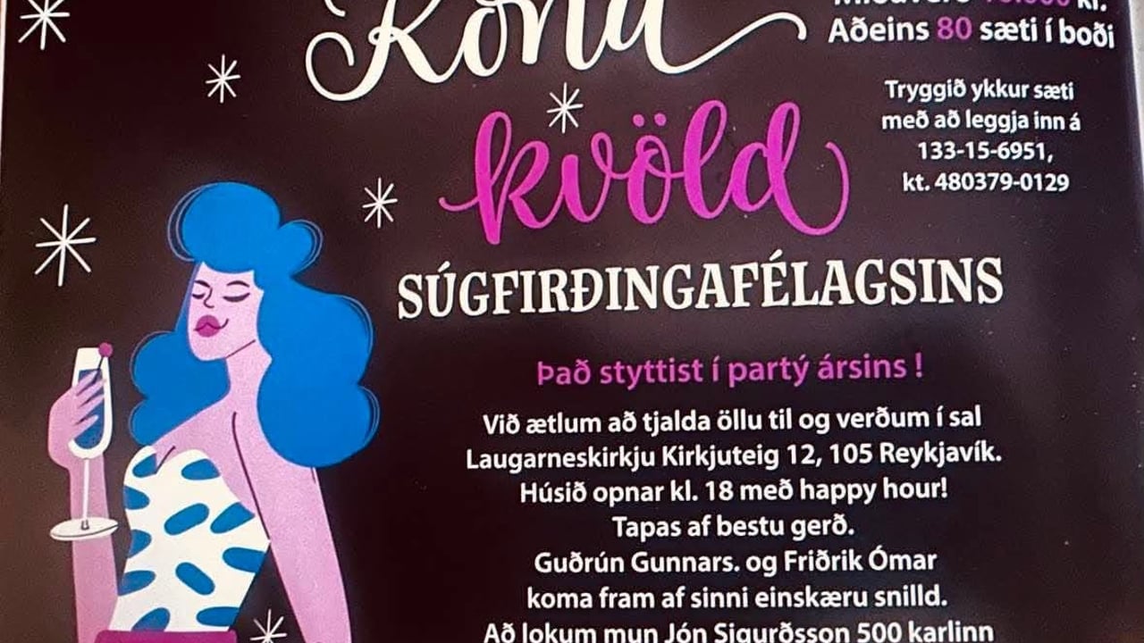 Konukvöld Súgfirðingafélagsins