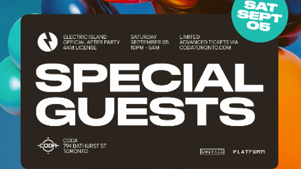SAT: The Official Electric Island Afterparty | 4AM LAST CALL