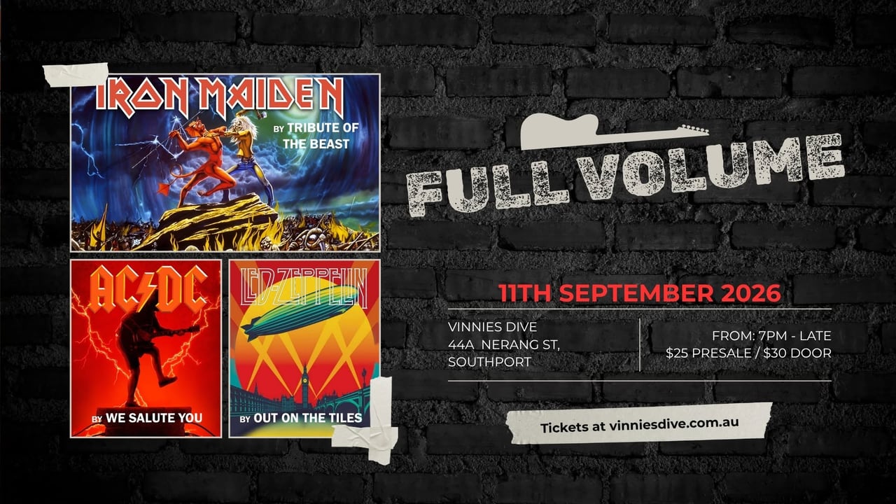 Full Volume: Iron Maiden, AC/DC & Led Zeppelin Tribute Triple Bill