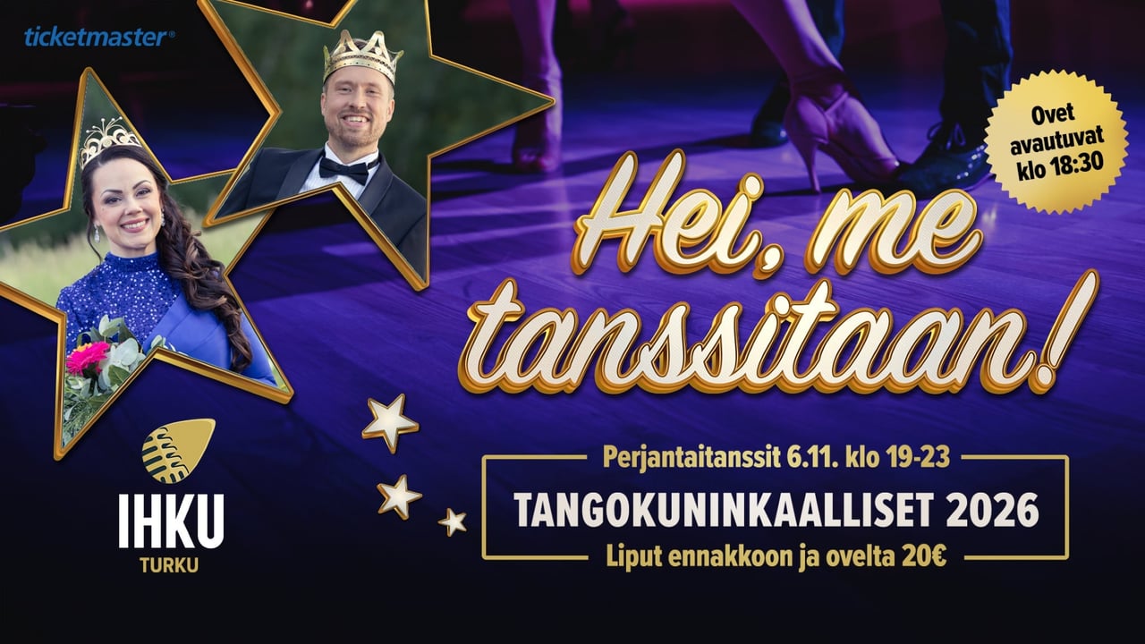 Perjantaitanssit: Tangokuninkaalliset 2026
