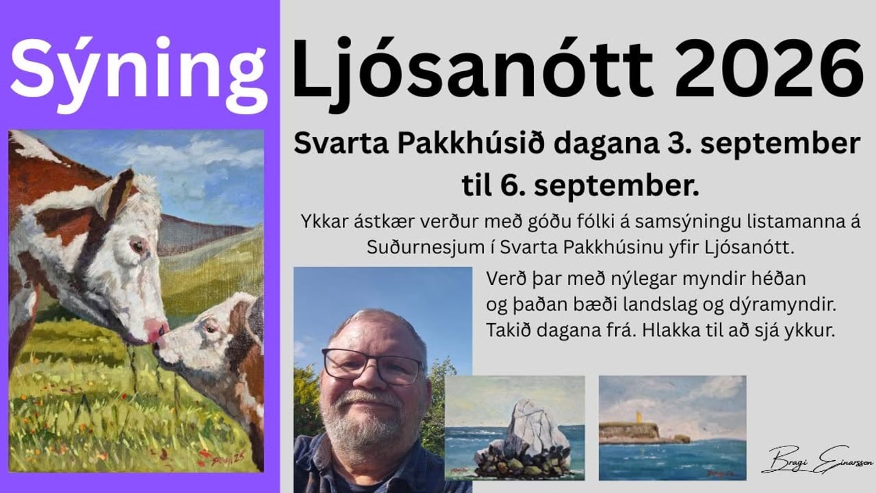 Samsýning í Svarta Pakkhúsinu á Ljósanótt