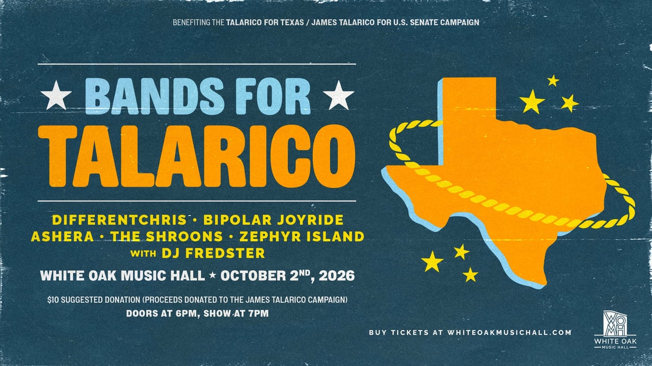 Bands For Talarico: A Concert Benefiting Talarico For Texas