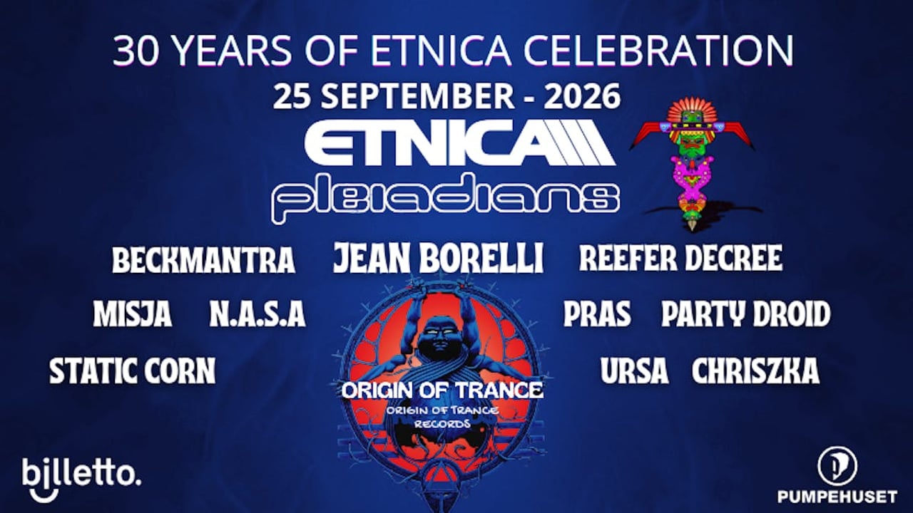 ETNICA 30 YEARS CELEBRATION - ORIGIN OF TRANCE 