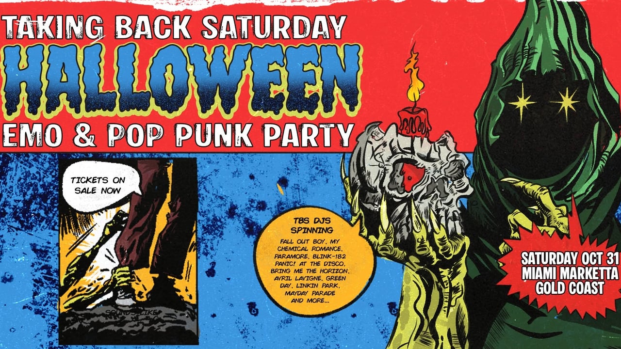 Taking Back Saturday Halloween: Emo & Pop Punk Party - Gold Coast
