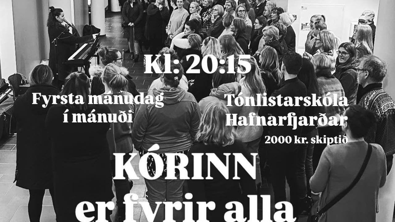 Kórinn 7. september kl. 20.15 