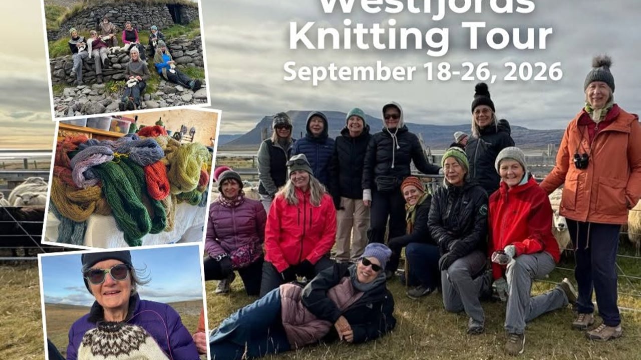 Women's Iceland Westfjords Lopapeysa Knitting Tour