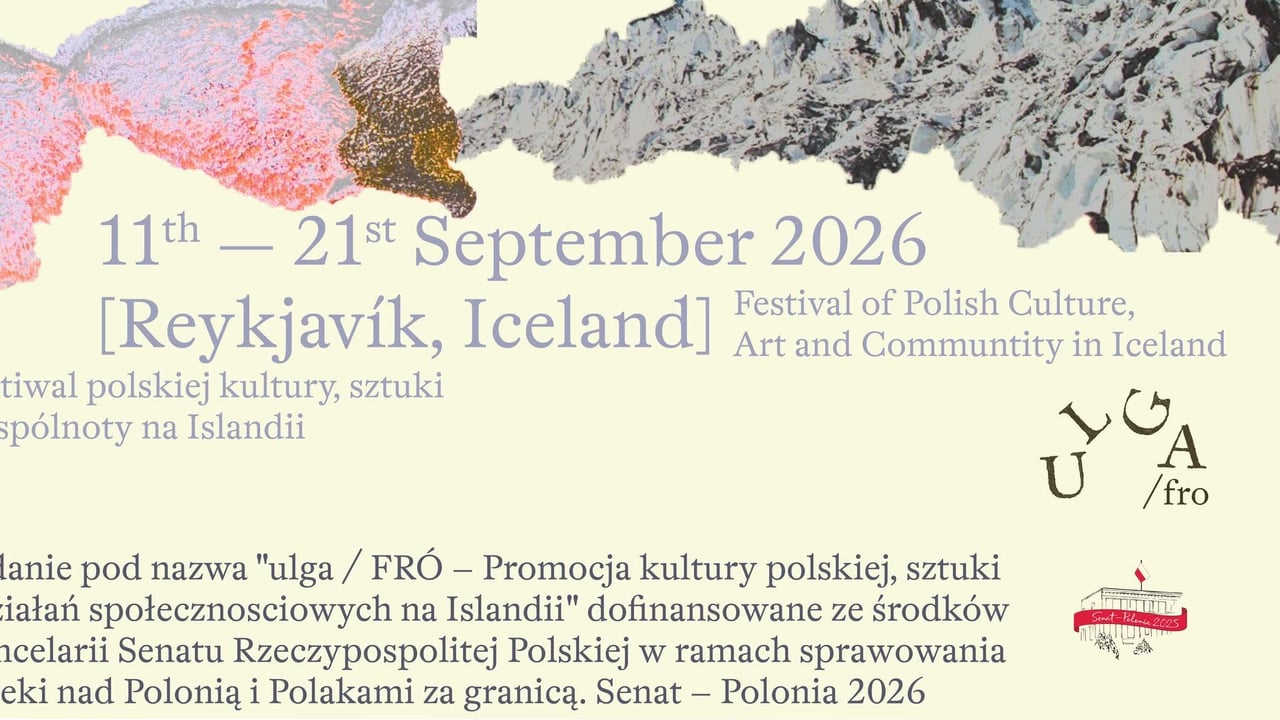 ◌ ∿ ◜ulga / fró — festiwal polskiej kultury na Islandii / festival of polish culture in Iceland