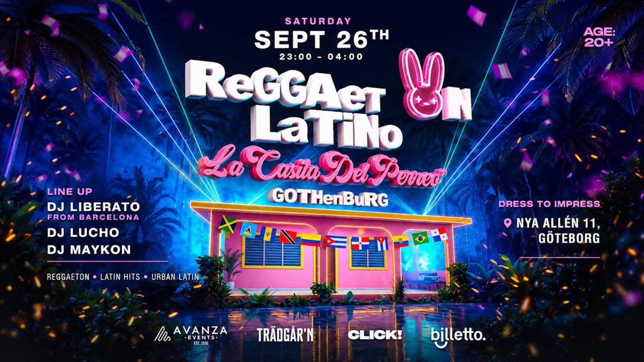 REGGAETON LATINO ✘ LA CASITA DE PERREO ✘ TRÄDGÅR’N 