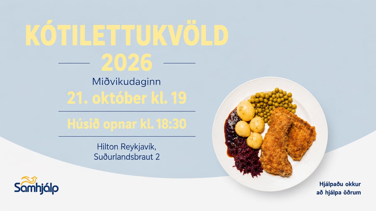 Kótilettukvöld Samhjálpar 2026