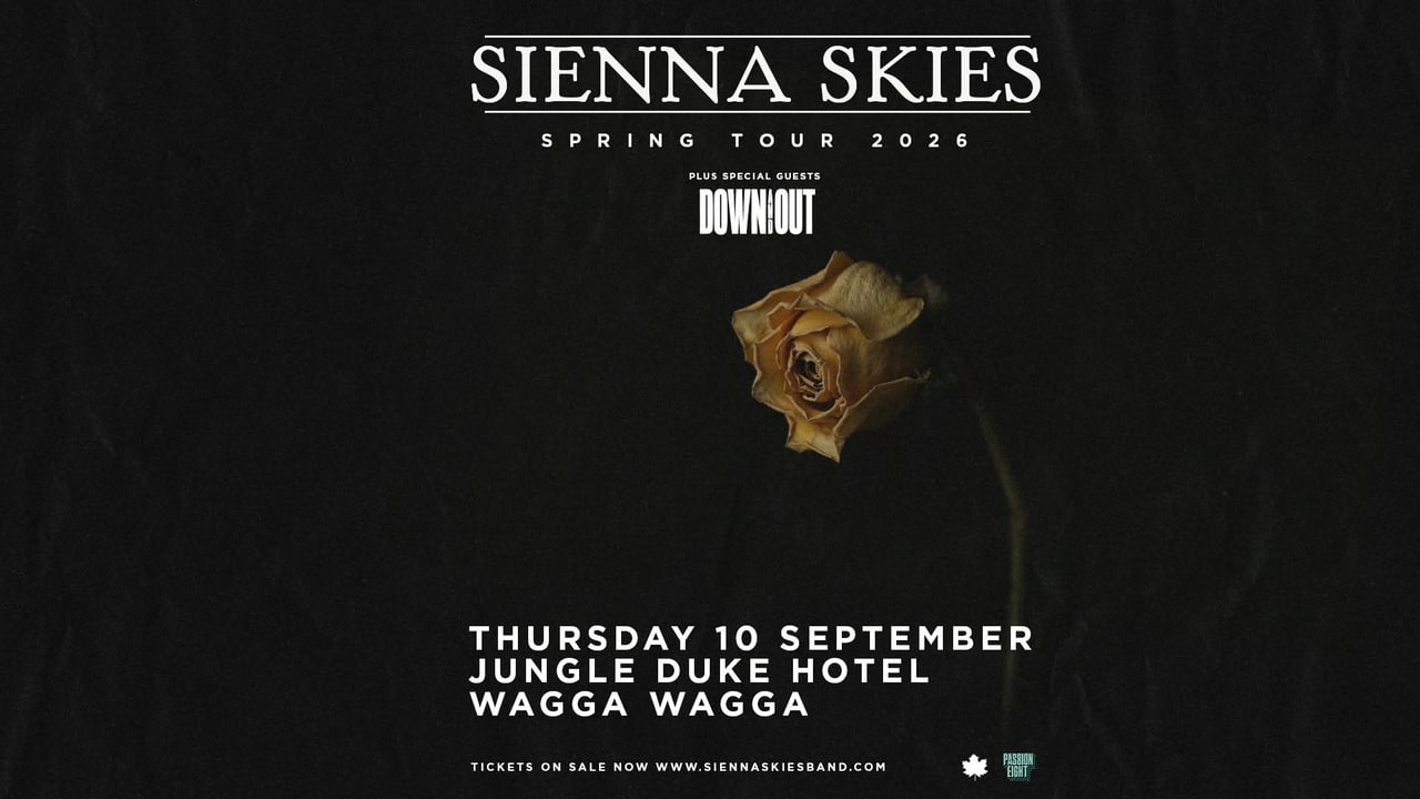 Sienna Skies | Spring Tour 2026 w Saving Face & Down and Out | Adelaide 