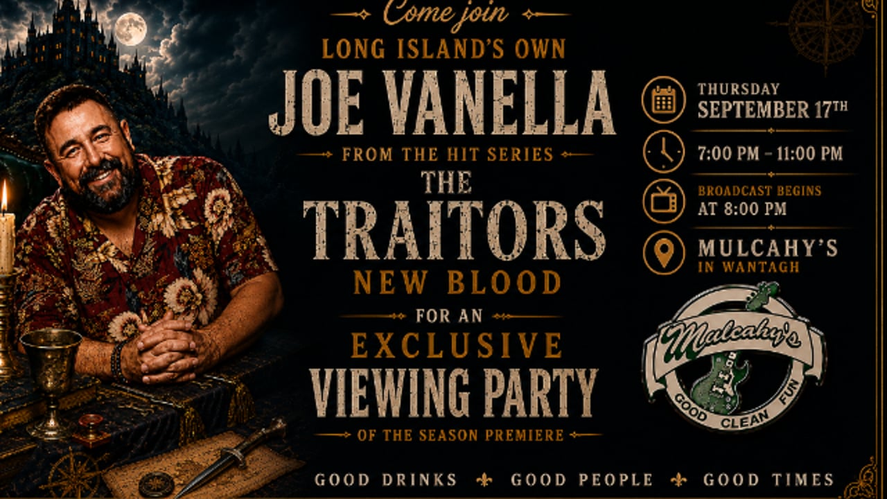 Joe Vanella from The Traitors – New Blood Exclusive Viewing Party