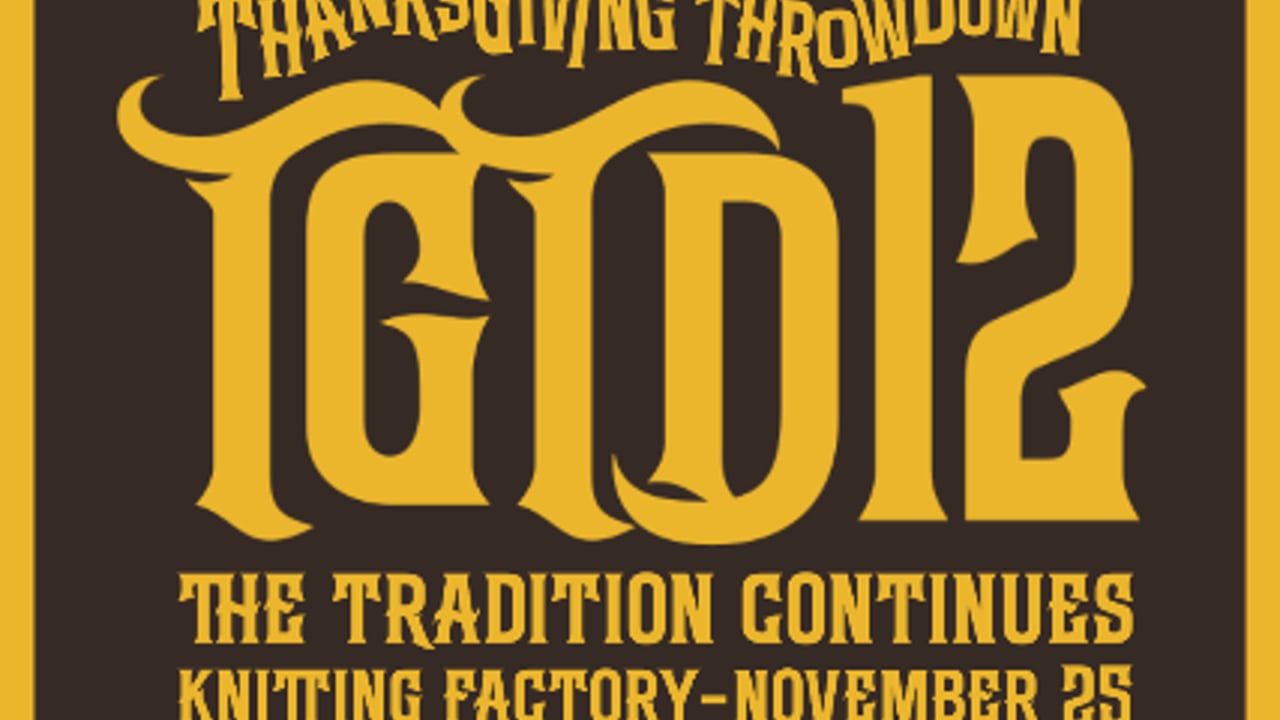   ThanksGiving ThrowDown, Small Town Nation, Nothing Shameful, Millergold, PALOMA, BACKSTXP