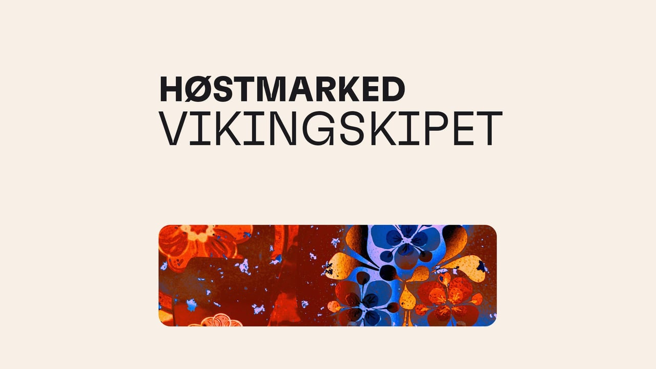 Høstmarked i Vikingskipet 3 & 4.okt | 2-dagersbillett