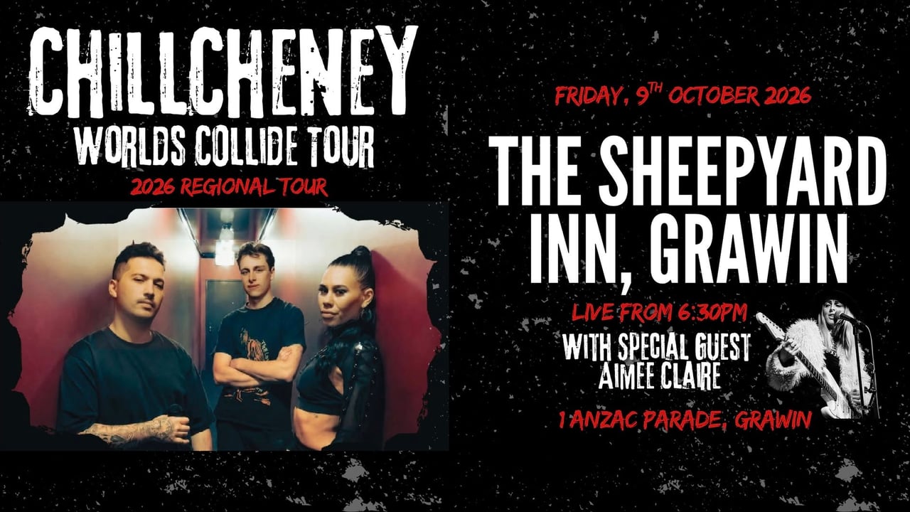 ChillCheney - Worlds Collide Tour | Sheepyard Inn, Grawin | Supported by Aimee Claire | FREE ENTRY!!