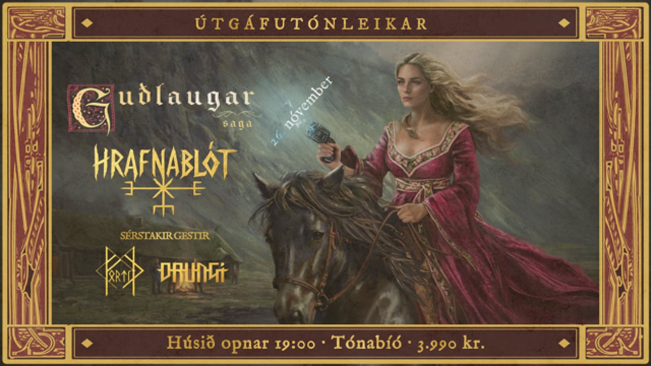 Hrafnablót: Guðlaugar saga - Útgáfutónleikar í Tónabíói
