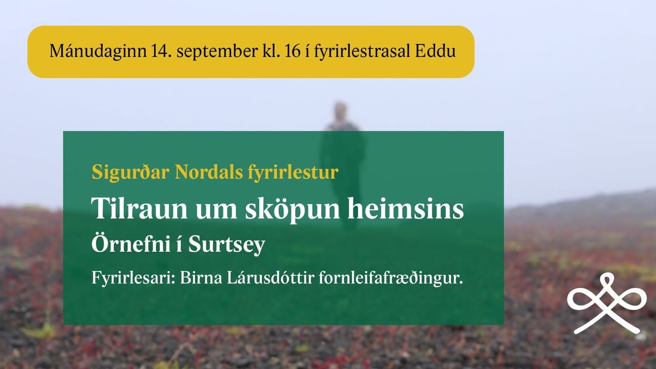 Tilraun um sköpun heimsins: Örnefni í Surtsey