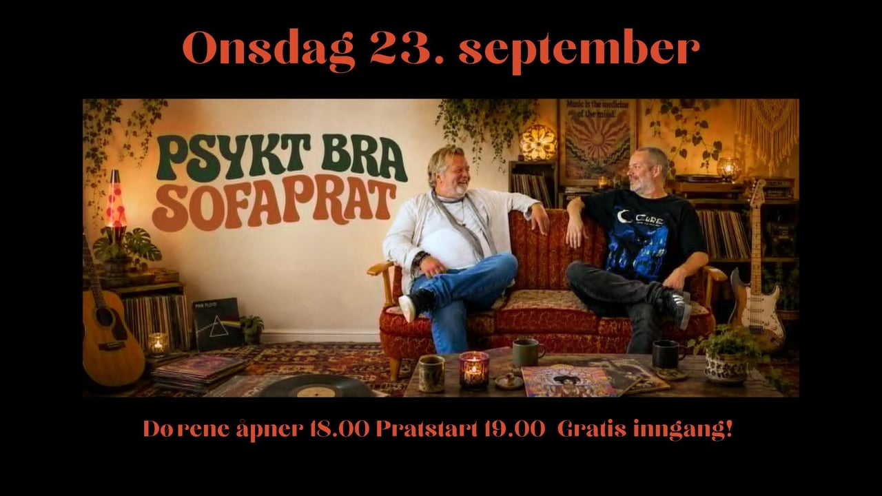 Psykt bra sofaprat med Tommy Winther  // Feelgood Halden