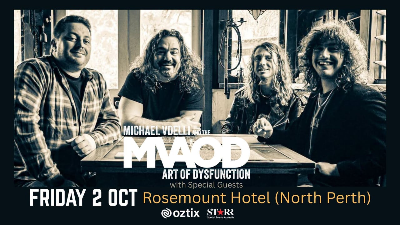 Michael Vdelli and The Art of Dysfunction - Rosemount Hotel