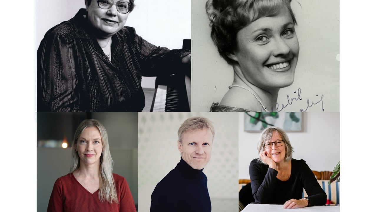 FLYGELSERIEN: TO PIANISTER. TO BIOGRAFIER - LIV GLASER OG EVA KNARDAHL