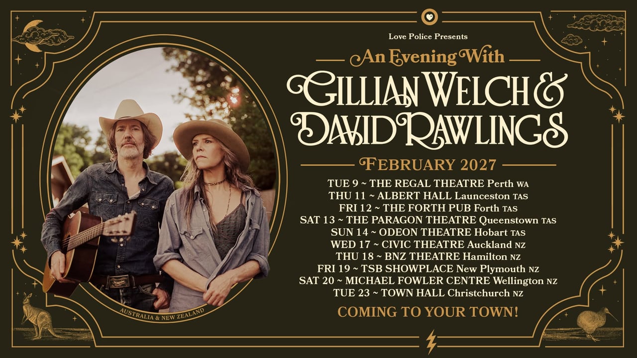 An Evening with Gillian Welch & David Rawlings (USA) | Queenstown, TAS