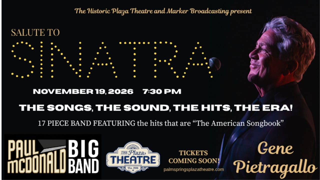 Salute to Sinatra With Gene Pietragallo & The Paul McDonald Big Band