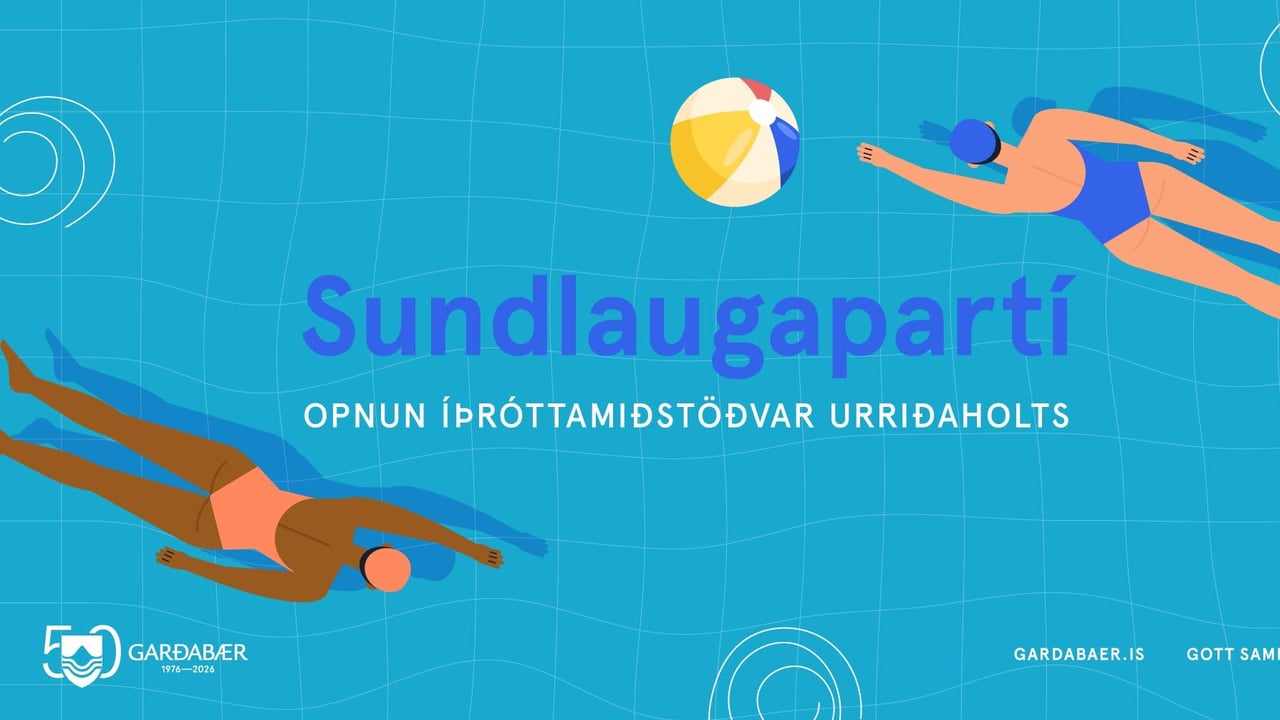 Sundlaugapartí 💦 Opnun íþróttamiðstöðvar Urriðaholts
