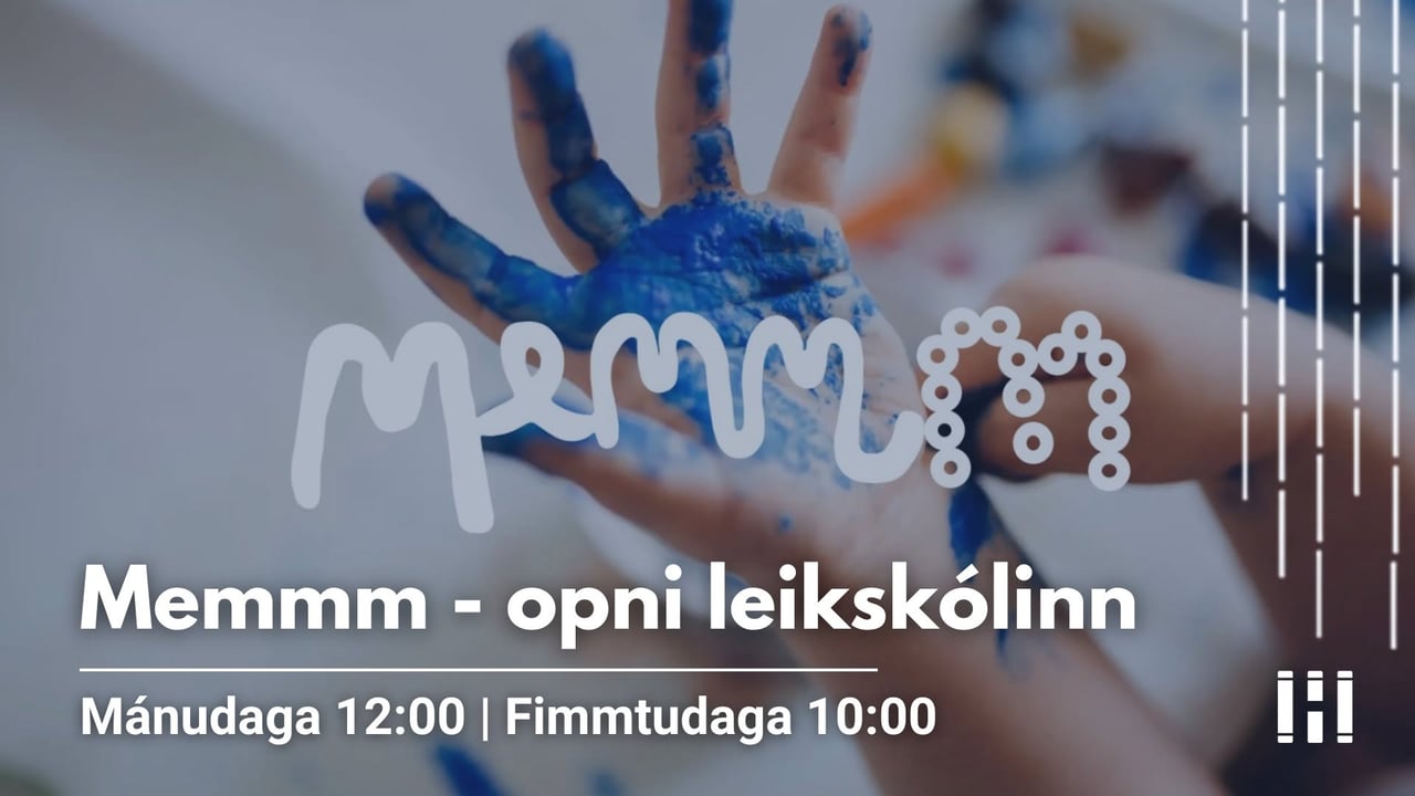 Opni leikskóli Memmm á Bókasafni Hafnarfjarðar