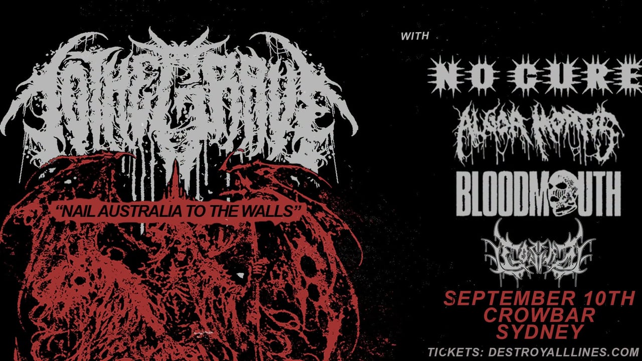 To The Grave & No Cure | Sydney | Nail Australia To The Walls | Crowbar