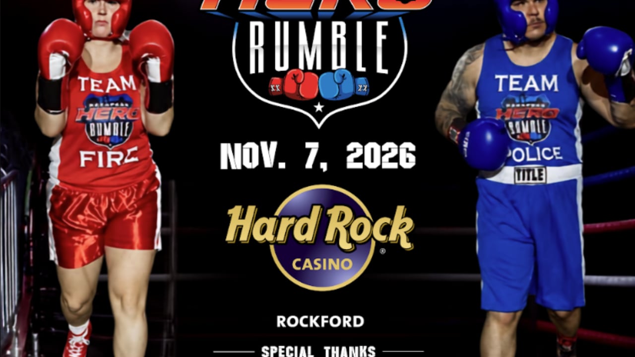 Rockford Hero Rumble - Police Vs Fire Boxing