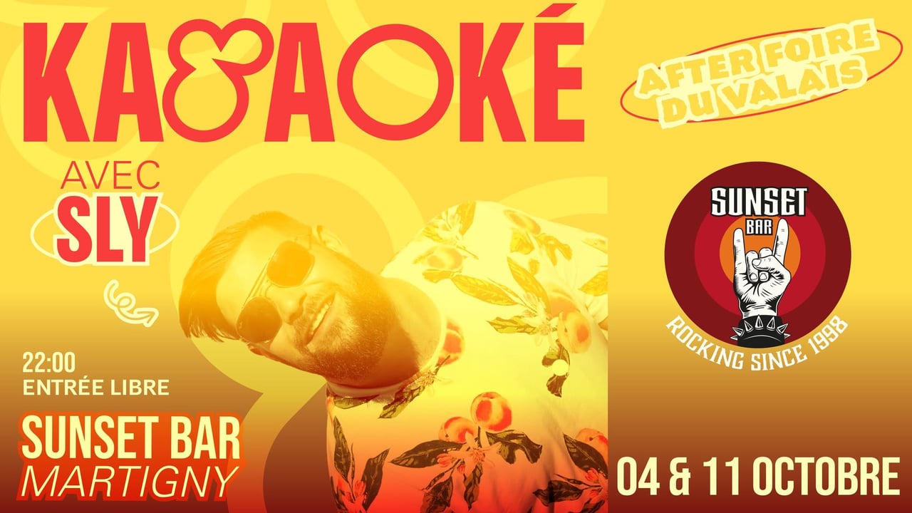 Karaoké au Sunset Bar