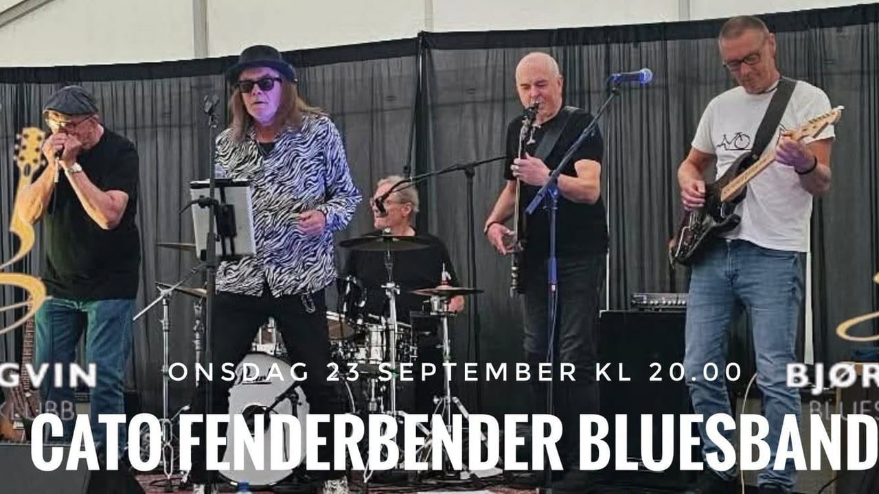 CATO FENDERBENDER BLUESBAND // BJØRGVIN BLUESKLIUBB