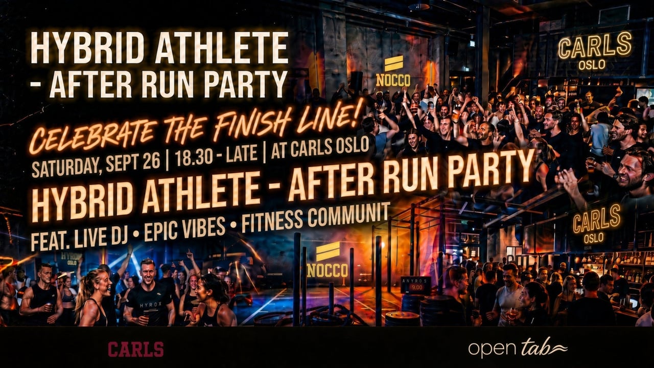 Hybrid Athlete - After run party @ CARLS