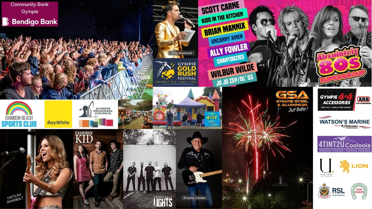 2026 Gympie Gold Rush Festival - Gympie & District Community Bank (Bendigo Bank) Community Concert