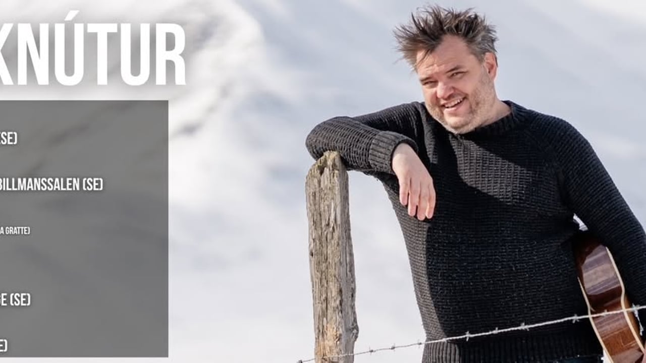 Svavar Knútur Scandinavia tour 2026